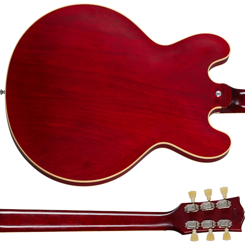 1961 ES-335 Sixties Cherry Ultra Light Aged Back and Neck